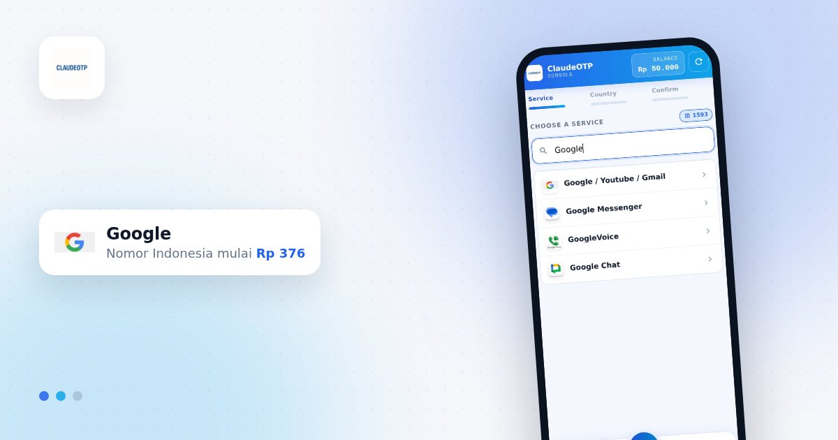 Web OTP Gmail: Daftar Periksa Sebelum Memakai Nomor Sewaan